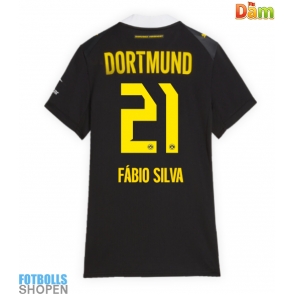 Billiga Borussia Dortmund Fabio Silva #21 Bortatröja Dam 2026-27 Kortärmad